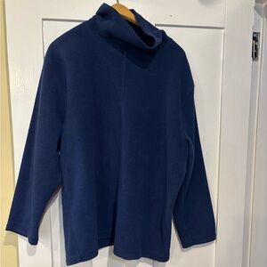 Jones New York Sport Navy Fleece Jacket